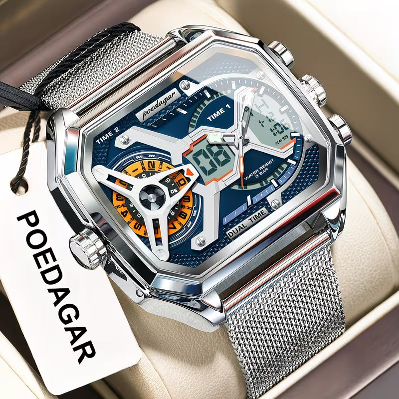 POEDAGAR Sports Electronic Watch -