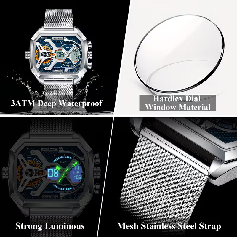 POEDAGAR Sports Electronic Watch -