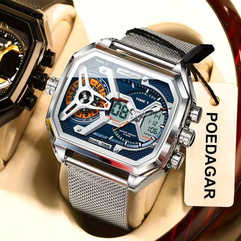 POEDAGAR Sports Electronic Watch -