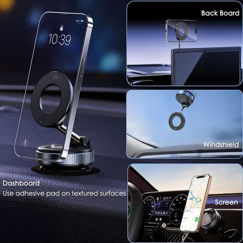 Aluminium And Plastic K007 Magnetic Phone Holder Magnetic Car Phone Holder