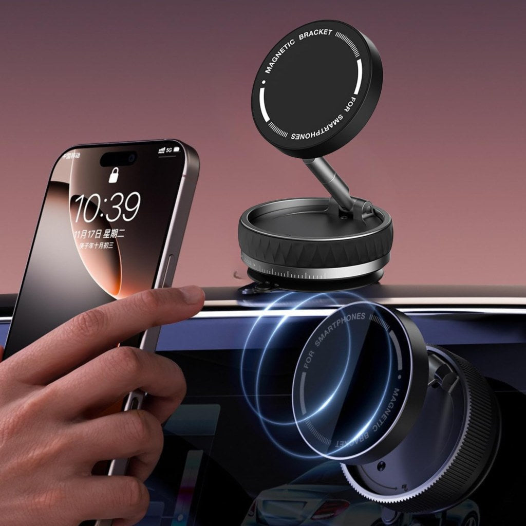 Aluminium And Plastic K007 Magnetic Phone Holder Magnetic Car Phone Holder