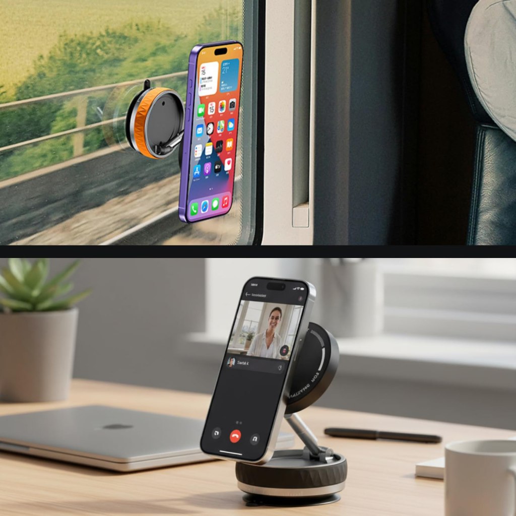 Aluminium And Plastic K007 Magnetic Phone Holder Magnetic Car Phone Holder